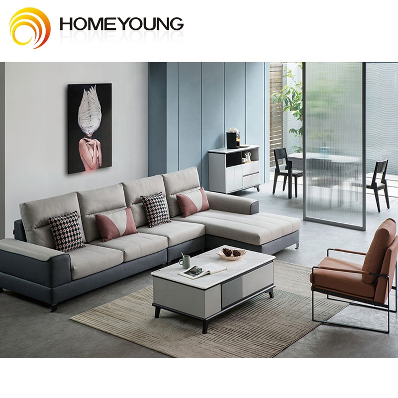Custom Luxury European Modern Home Furniture Living Room Hotel Fabric Sofas