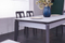 2021 New Rectangular Italian Marble Top tavolo And Metal Leg mesa de marmore Dining Table Set